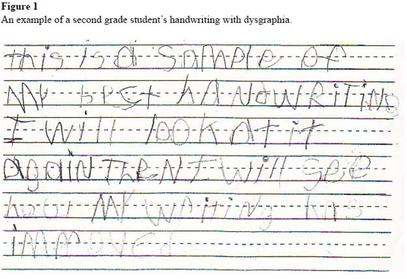 Dysgraphia Erin Bruce - Impact of Special Needs